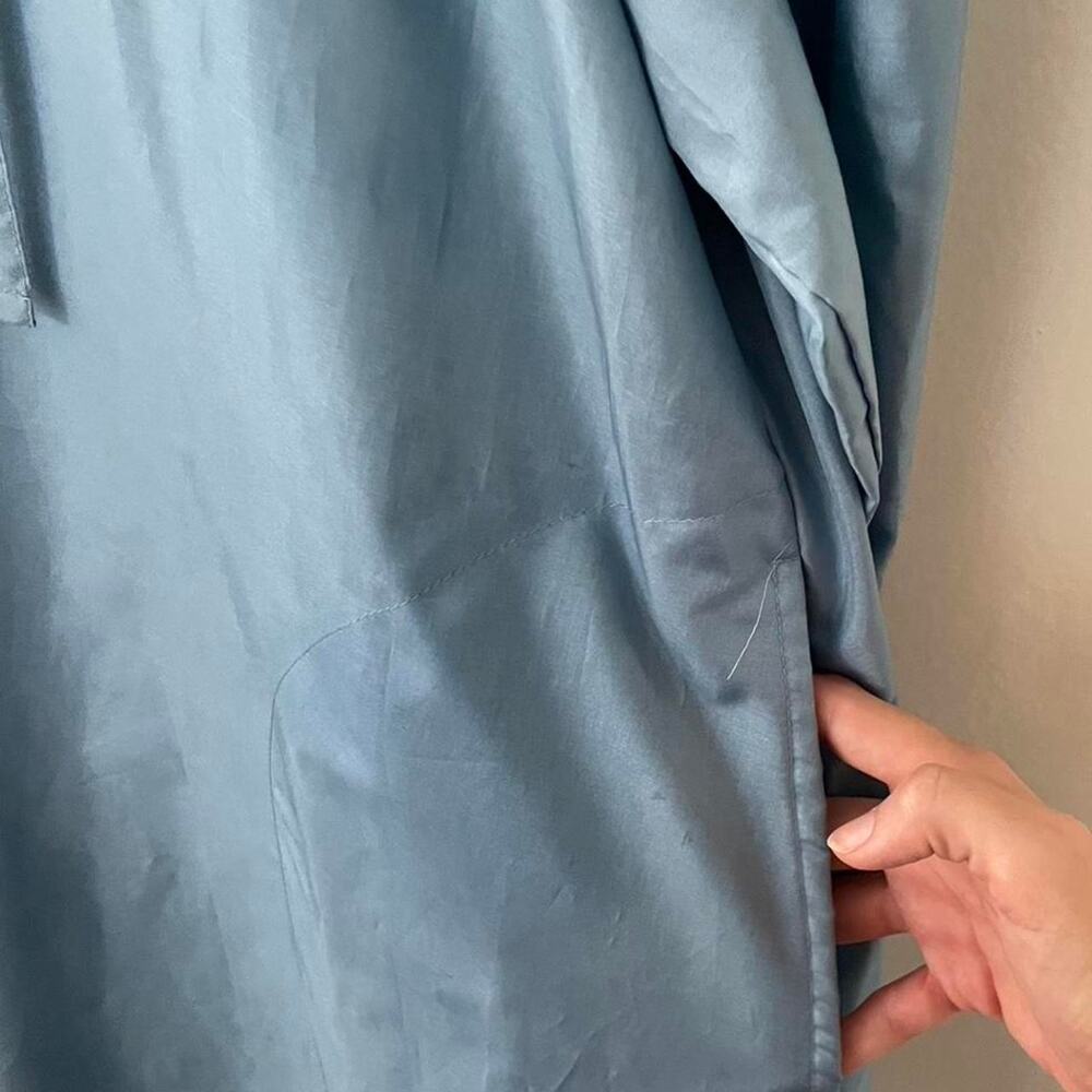Vintage blue lightweight hooded jacket - Picture 4 of 8